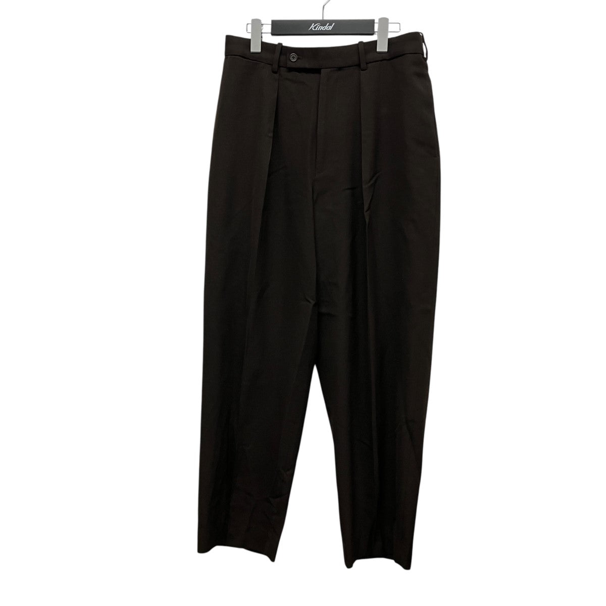 STRAIGHT FIT TROUSERS ORGANIC WOOL SURVIVAL CLOTHオーガニックウールセンタークリースパンツA20C-03PT02O