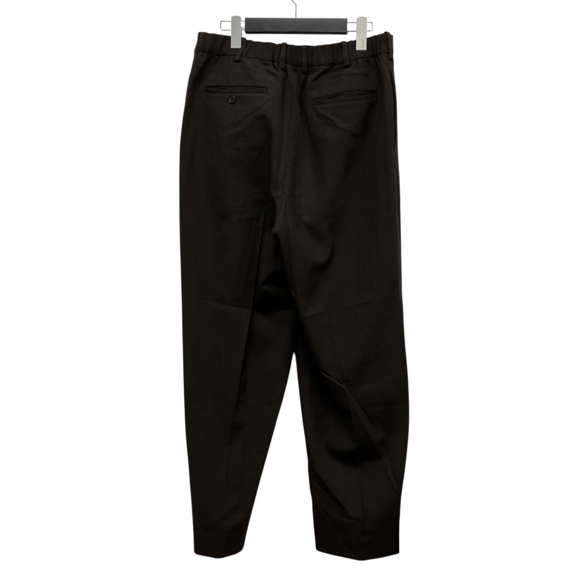 STRAIGHT FIT TROUSERS ORGANIC WOOL SURVIVAL CLOTHオーガニックウールセンタークリースパンツA20C-03PT02O