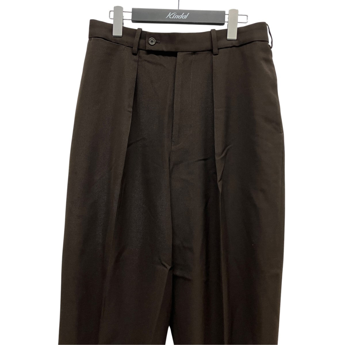 STRAIGHT FIT TROUSERS ORGANIC WOOL SURVIVAL CLOTHオーガニックウールセンタークリースパンツA20C-03PT02O