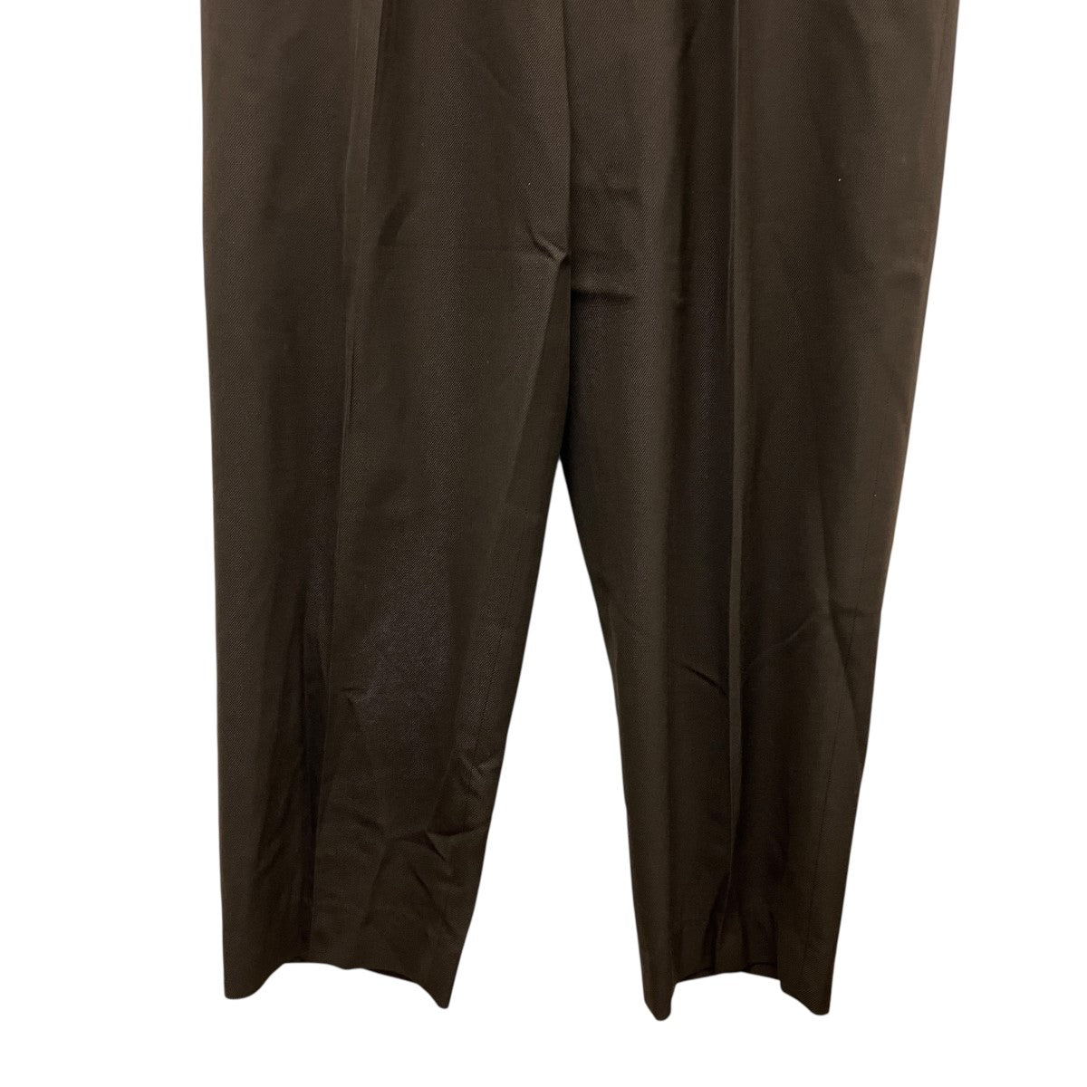 STRAIGHT FIT TROUSERS ORGANIC WOOL SURVIVAL CLOTHオーガニックウールセンタークリースパンツA20C-03PT02O