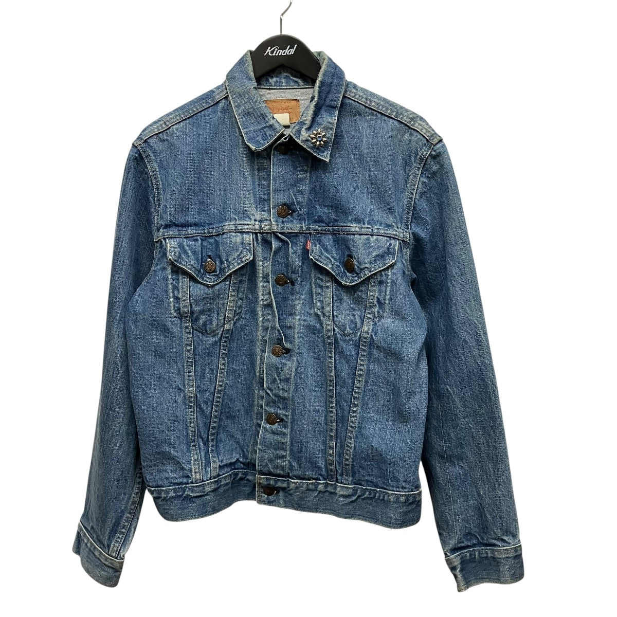 フラワースタッズデニムジャケット