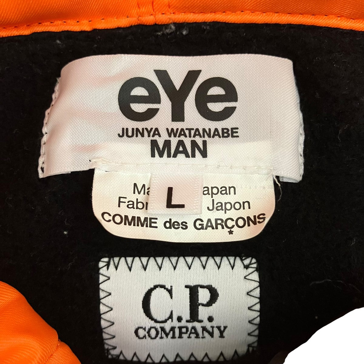 C．P COMPANY×eye JUNYA WATANABE MAN 25AWフーデッドロゴプリント