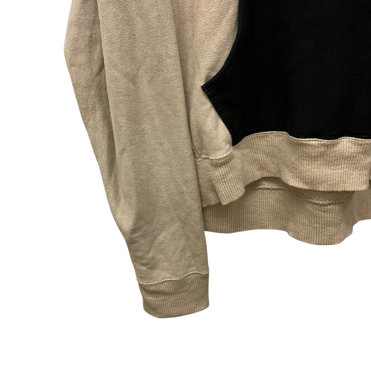 OLD JOE ＆ Co． TWO-TONE CREW SWEAT HOODIEバイカラープルオーバーパーカー 古着・中古-5枚目のアイテム画像