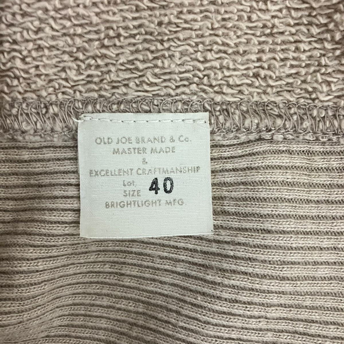 OLD JOE ＆ Co． TWO-TONE CREW SWEAT HOODIEバイカラープルオーバーパーカー 古着・中古-6枚目のアイテム画像