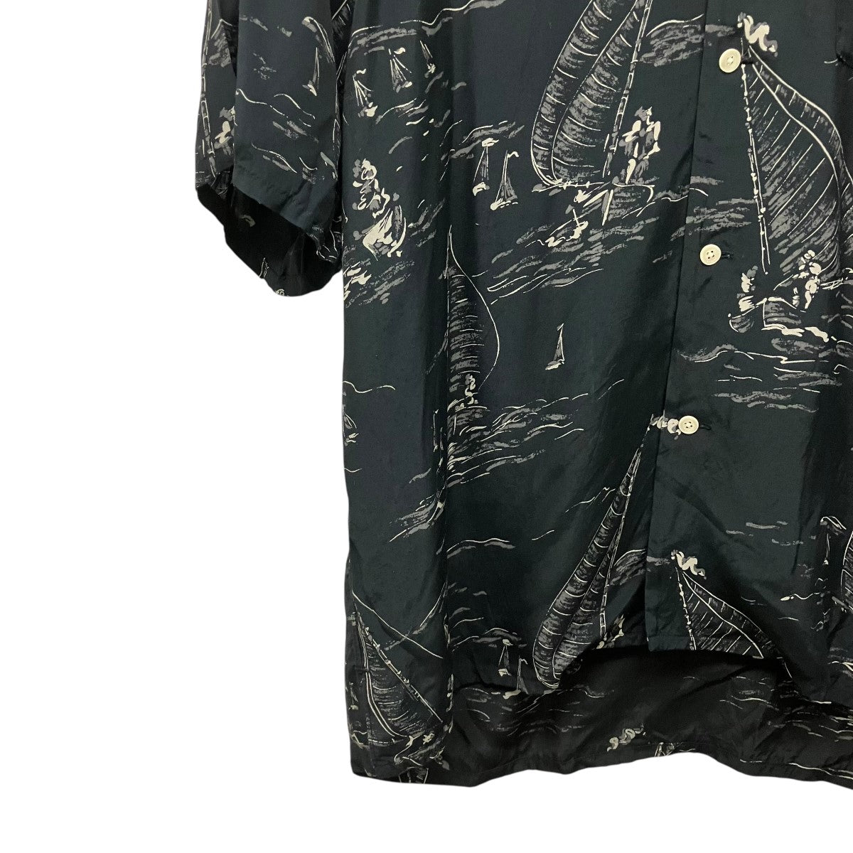 OLD JOE ＆ Co． ORIGINAL PRINTED OPEN COLLAR SHIRTSアロハシャツ231OJ-SH12 古着・中古-5枚目のアイテム画像