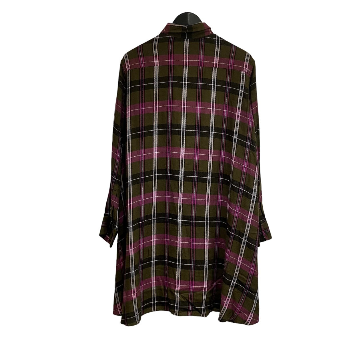 ロングチェックシャツ2215-102