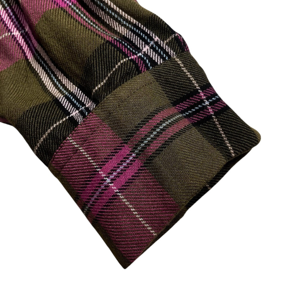 ロングチェックシャツ2215-102