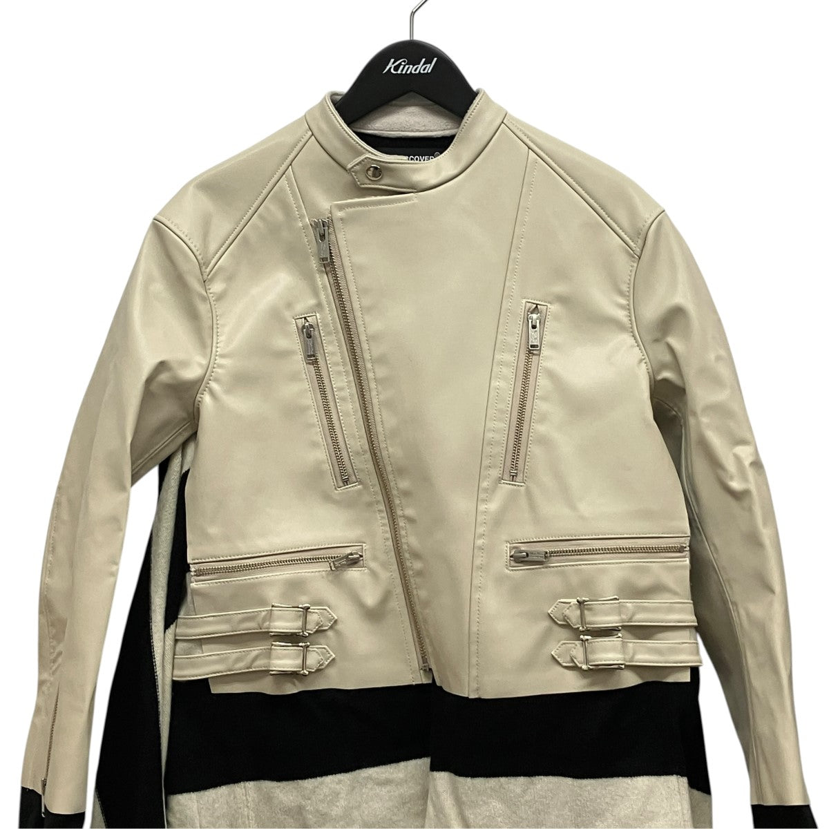 UNDERCOVER 24AWニットドッキングライダースジャケットUC2D1206 古着・中古-4枚目のアイテム画像