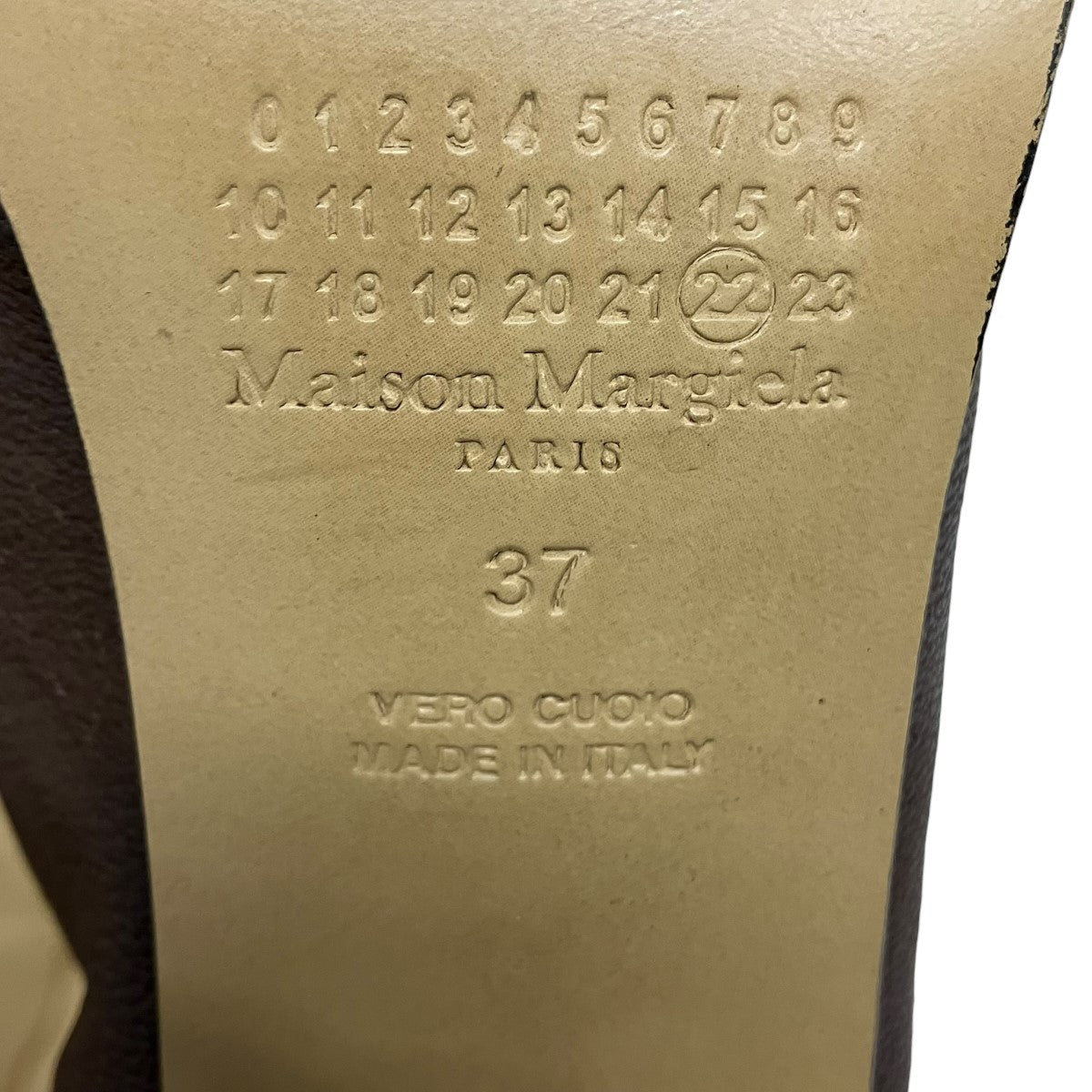 Maison Margiela レザー足袋ブーツ 古着・中古-6枚目のアイテム画像