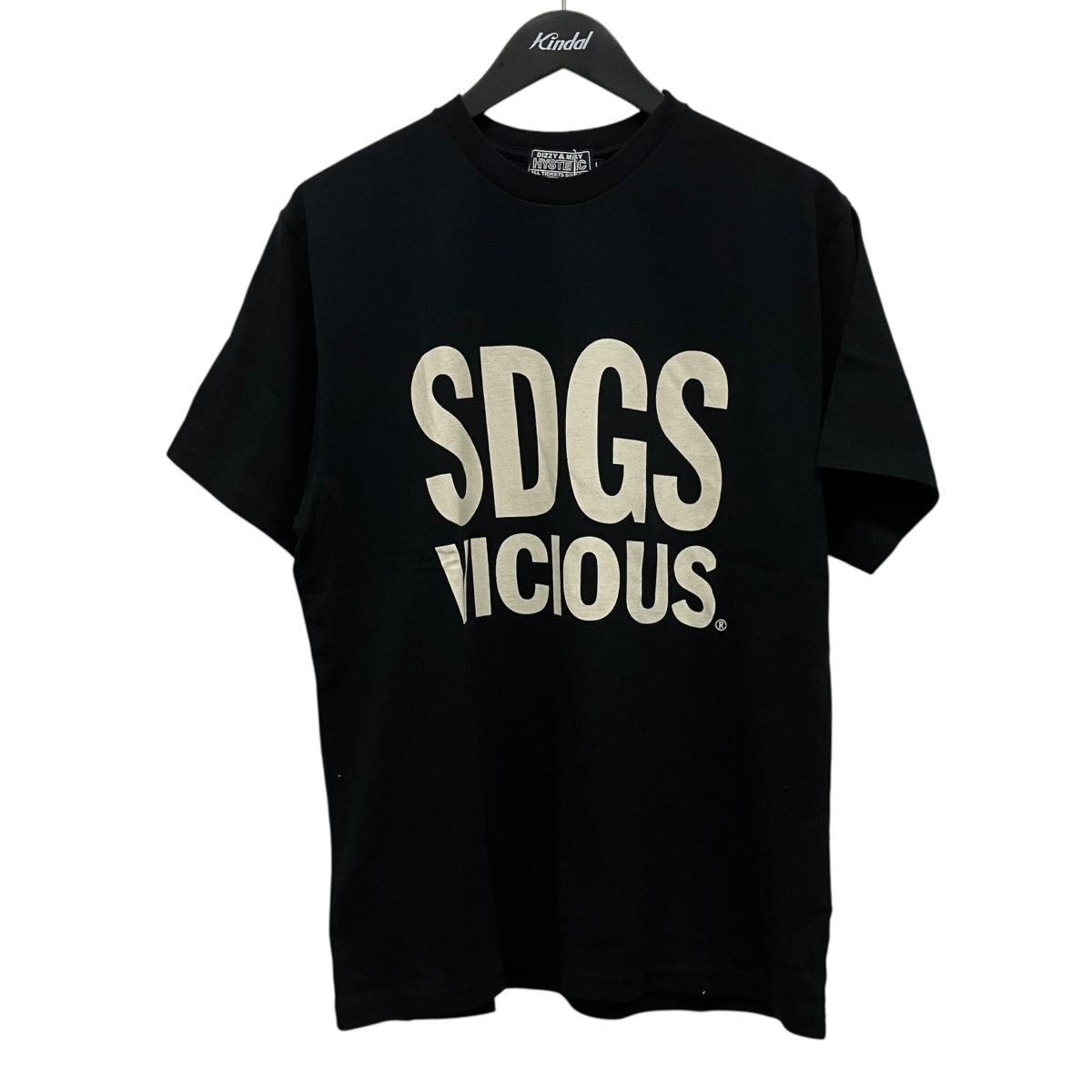 Hysteric Glamour 24SSSDGS VICIOUSプリントTシャツ02241CT60 古着・中古-2枚目のアイテム画像