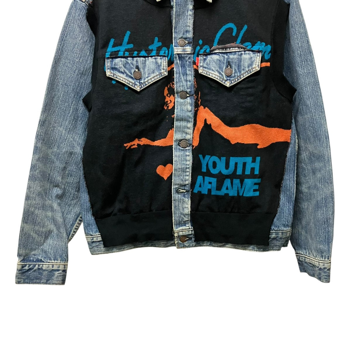 Hysteric Glamour×CIRCLE HERITAGE HGxCH reconstruction blousonデニムジャケット02203AB12 古着・中古-4枚目のアイテム画像