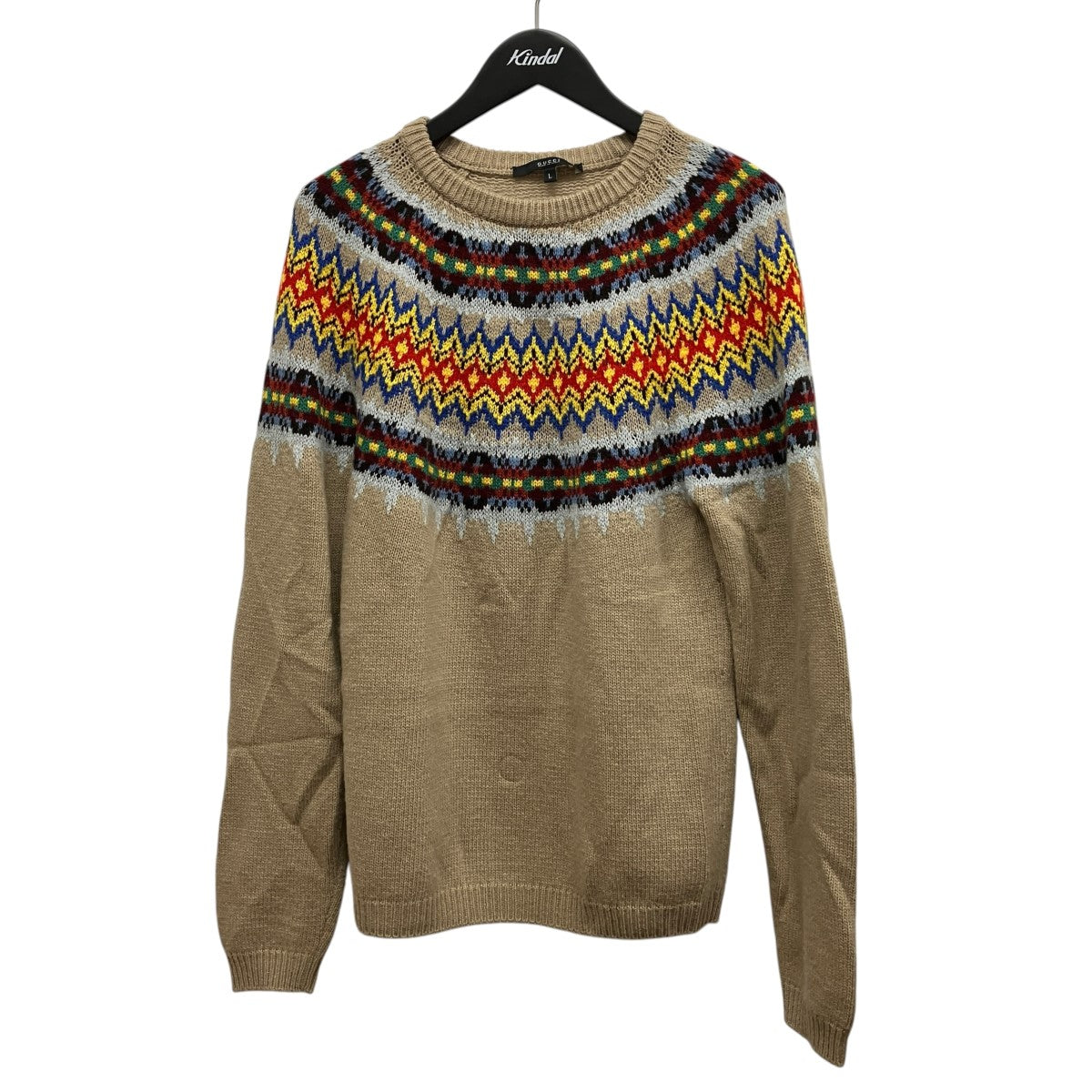 GUCCI ノルディック柄セーター387713 古着・中古-1枚目のアイテム画像