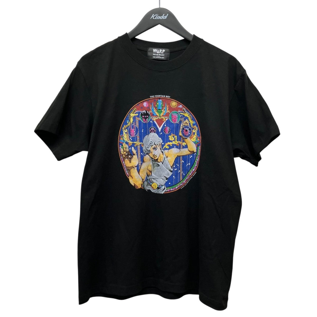 WARP×ジョジョの奇妙な冒険 噴水小僧プリントTシャツ 古着・中古-1枚目のアイテム画像