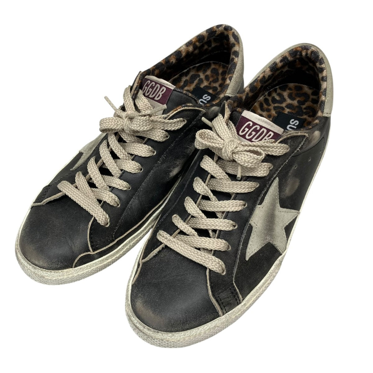 GOLDEN GOOSE ヴィンテージ加工ローカットスニーカーGMF01003.F007854 古着・中古-1枚目のアイテム画像