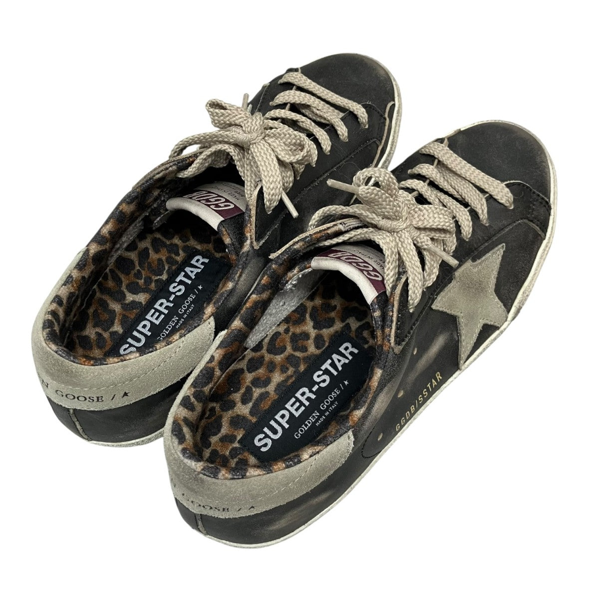 GOLDEN GOOSE ヴィンテージ加工ローカットスニーカーGMF01003.F007854 古着・中古-3枚目のアイテム画像