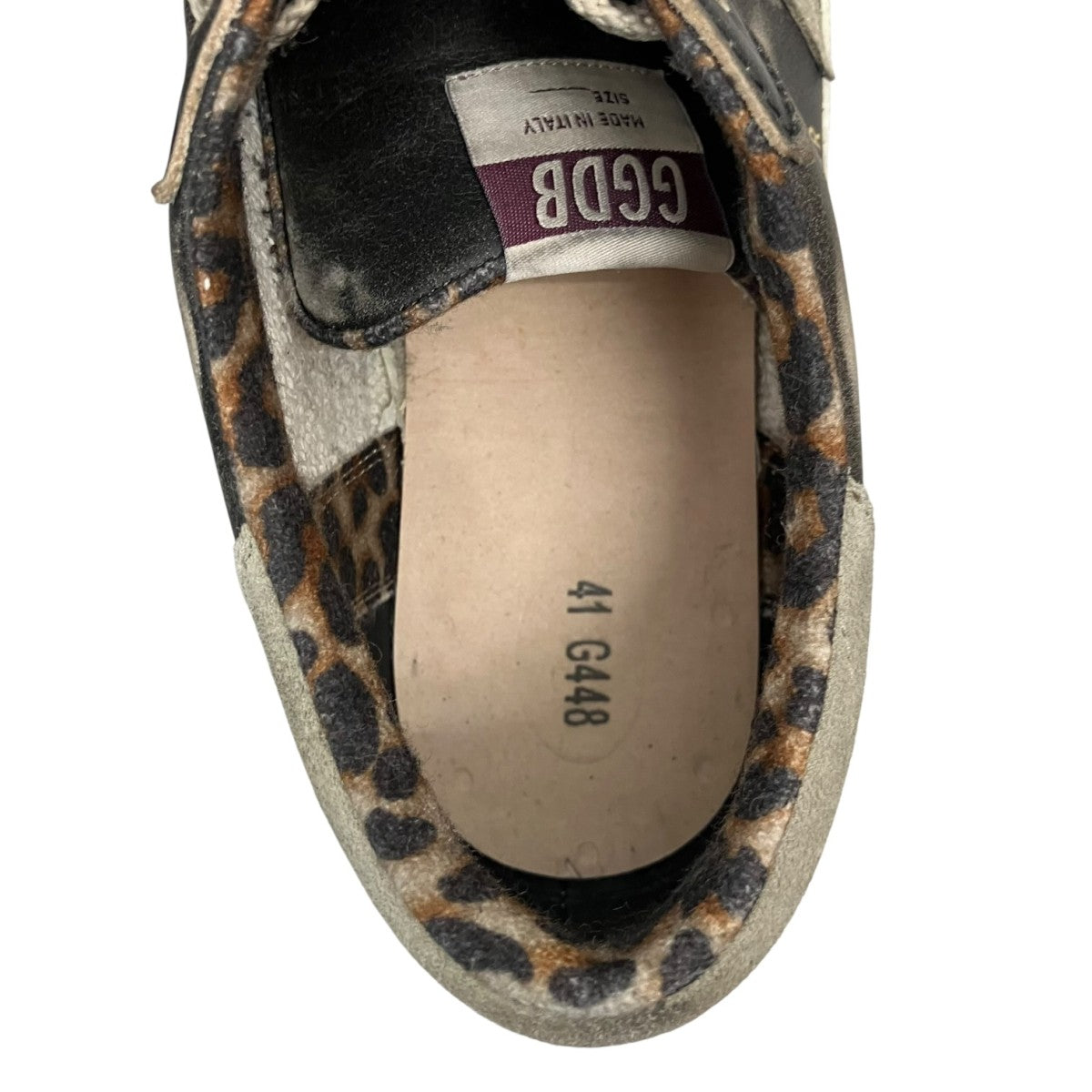 GOLDEN GOOSE ヴィンテージ加工ローカットスニーカーGMF01003.F007854 古着・中古-5枚目のアイテム画像