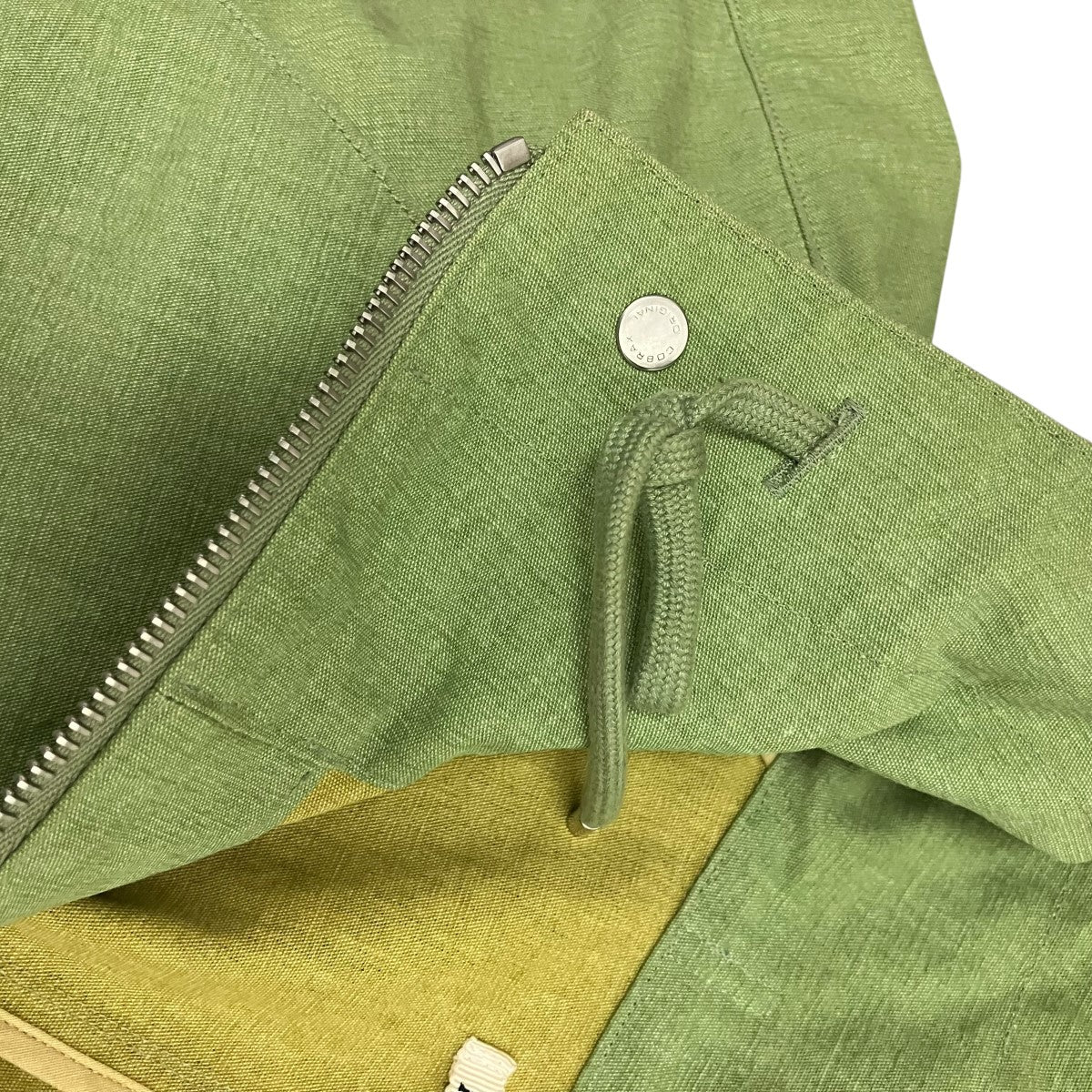 AURALEE 24AWWASHED HARD TWIST CANVAS BLOUSONジップアップジャケットA24SB01OC 古着・中古-8枚目のアイテム画像