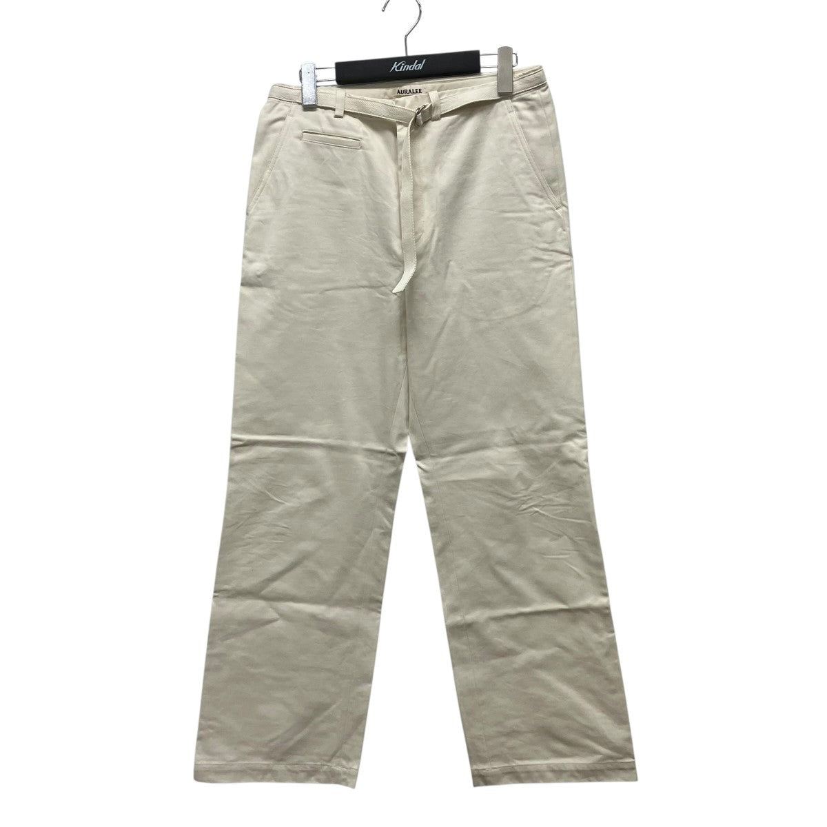 AURALEE WASHED FINX CHINO BELTED PANTSベルテッドパンツA25SP01FC 古着・中古-1枚目のアイテム画像