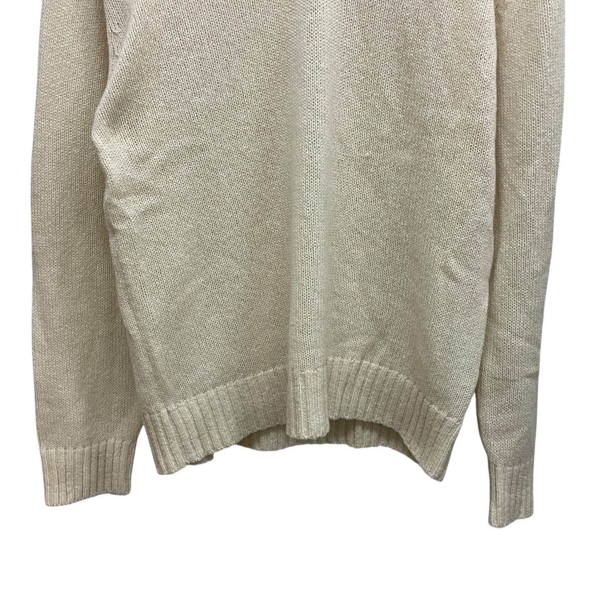 25AWSUMMER CASHMERE KNIT V-NECK P OVネックニットA25SV02CK