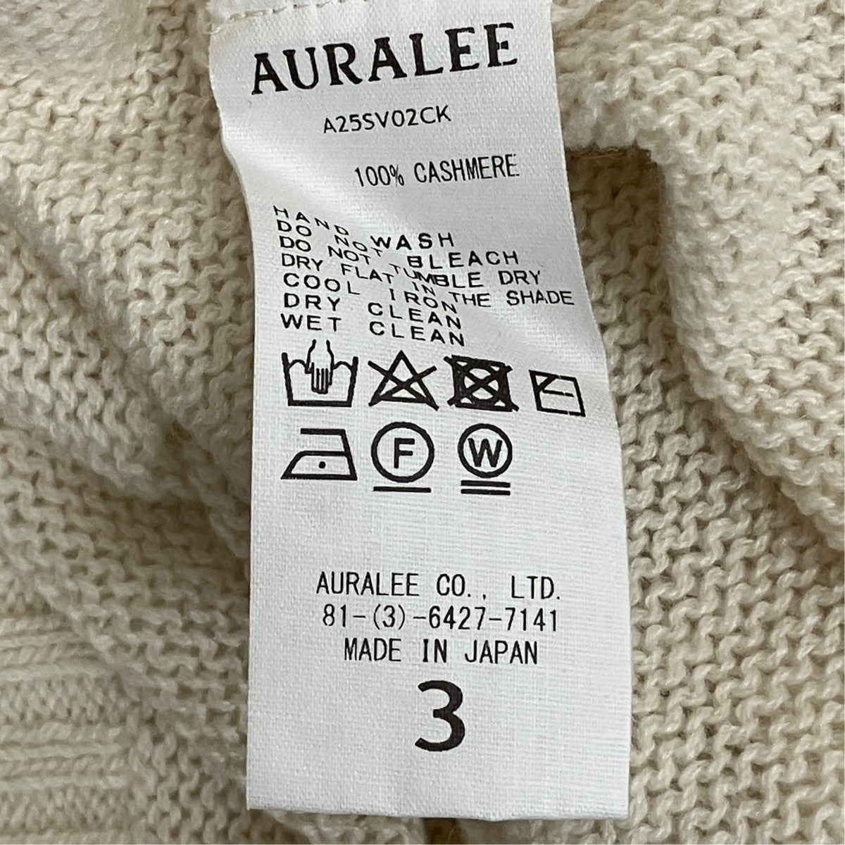25AWSUMMER CASHMERE KNIT V-NECK P OVネックニットA25SV02CK