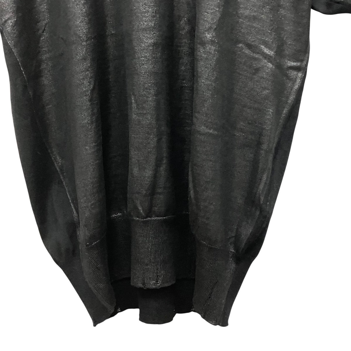 JUNYA WATANABE CDG 25SSJUNYA WATANABE CUTSEW半袖ラメニットカットソーJO-N005 古着・中古-4枚目のアイテム画像