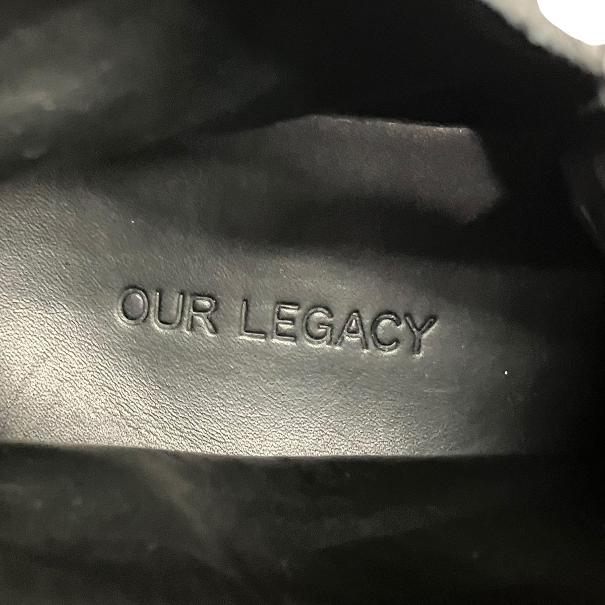 OUR LEGACY CAMION BOOTカーフレザーブーツ 古着・中古-8枚目のアイテム画像