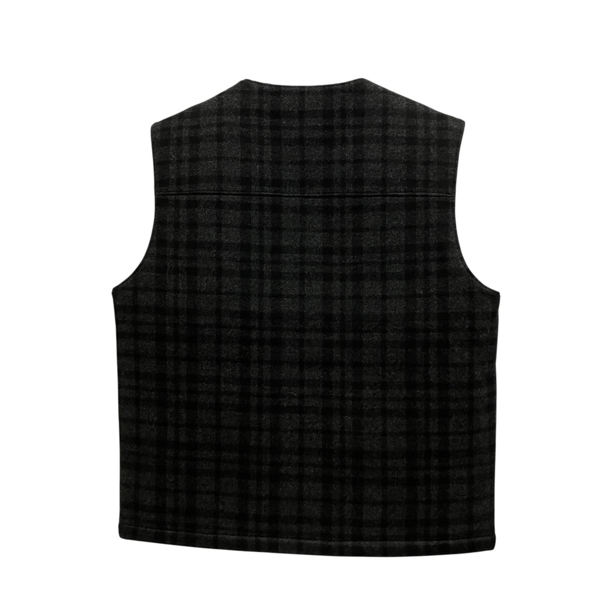 24AWPlaid Wool Vestチェック柄ウールベストSGC701