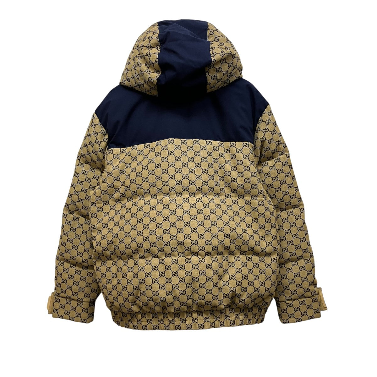 GUCCI GGロゴ柄フーデットダウンジャケット715535 Z8A52 古着・中古-2枚目のアイテム画像
