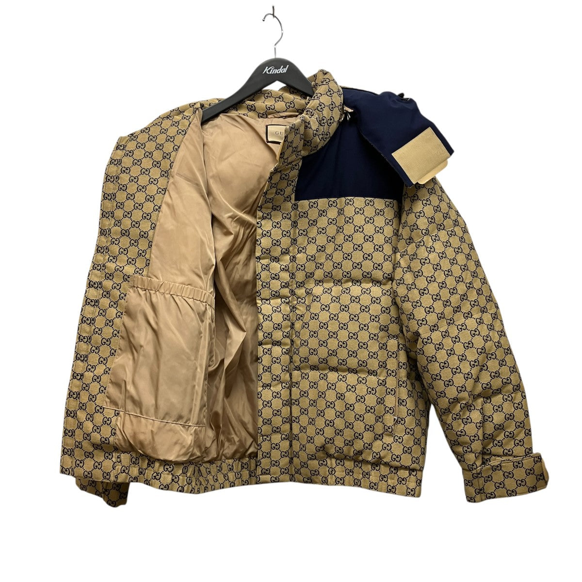 GUCCI GGロゴ柄フーデットダウンジャケット715535 Z8A52 古着・中古-3枚目のアイテム画像