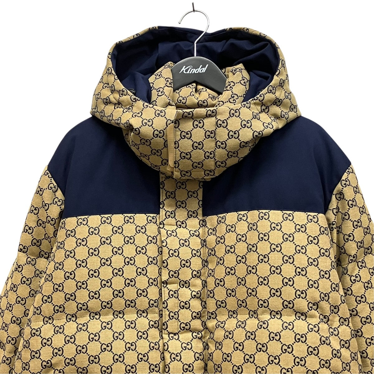GUCCI GGロゴ柄フーデットダウンジャケット715535 Z8A52 古着・中古-4枚目のアイテム画像