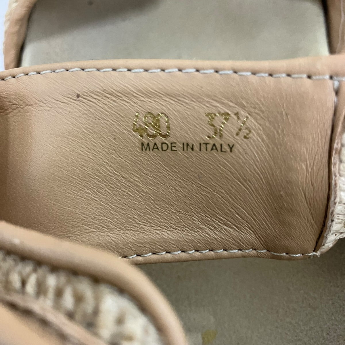 MIU MIU ベルクロ厚底サンダル5XZ480 古着・中古-6枚目のアイテム画像