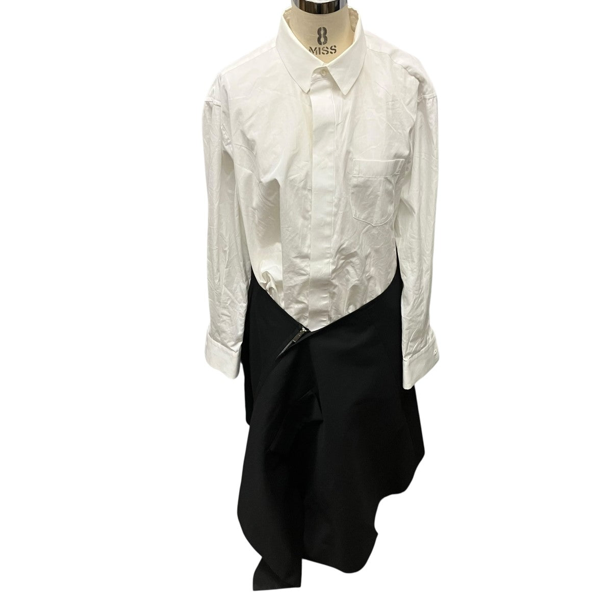 sacai×THOMAS MASON スカートドッキングワンピース23-06774 古着・中古-1枚目のアイテム画像