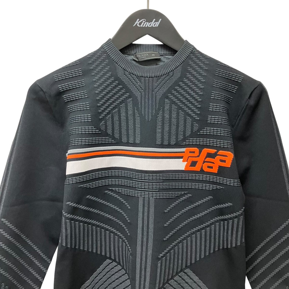 PRADA テクニカルニットカットソーUMA876 古着・中古-3枚目のアイテム画像