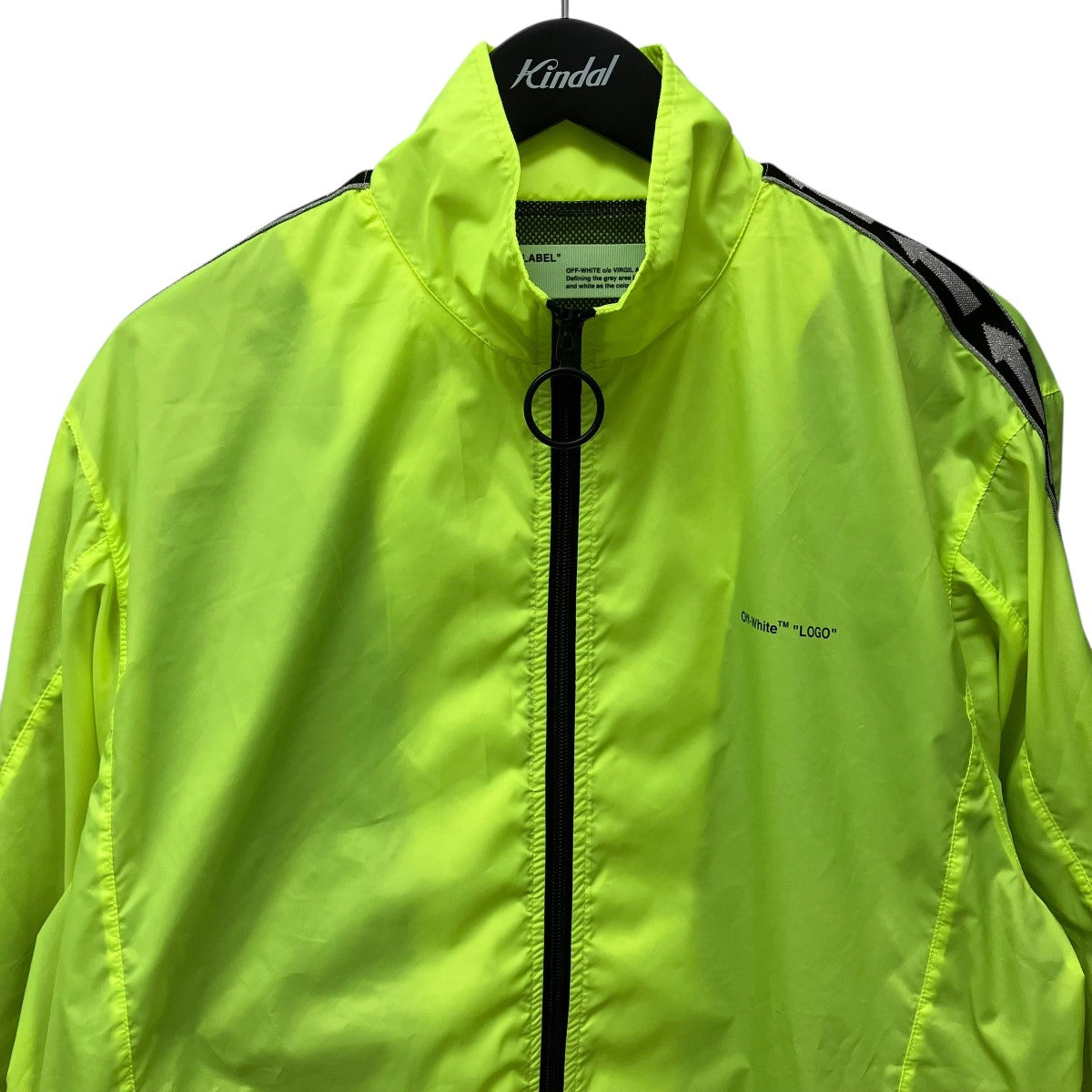 OFFWHITE テープラインナイロンジャケットOMBD010S19D16001 古着・中古-3枚目のアイテム画像