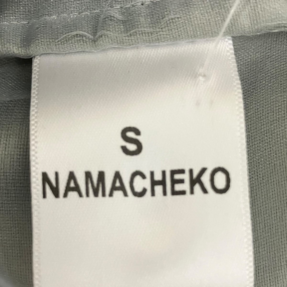 NAMACHEKO シースルー切り替えシャツ 古着・中古-5枚目のアイテム画像