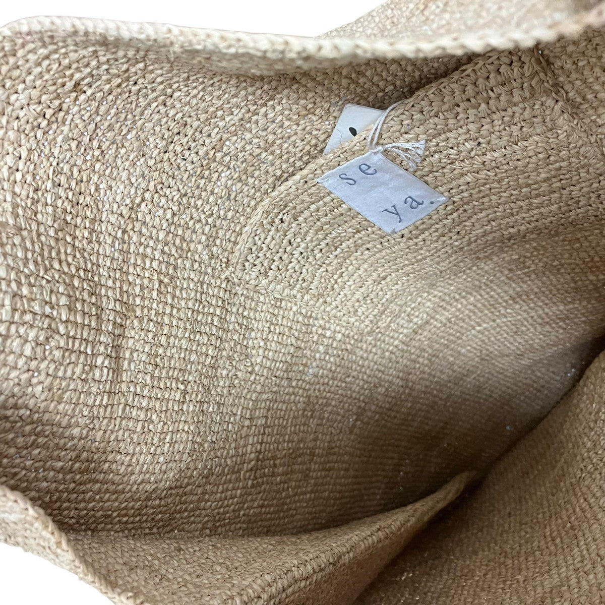 RAFFIA SHOPPING BAGラフィアトートバッグPEFA003-1