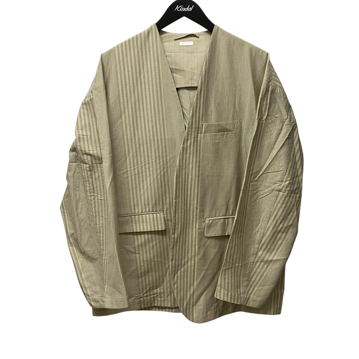 SEEALL COLLARLESS JACKETノーカラージャケットSAU53 JK185 古着・中古-1枚目のアイテム画像