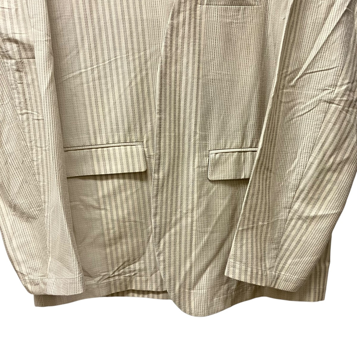 SEEALL COLLARLESS JACKETノーカラージャケットSAU53 JK185 古着・中古-4枚目のアイテム画像