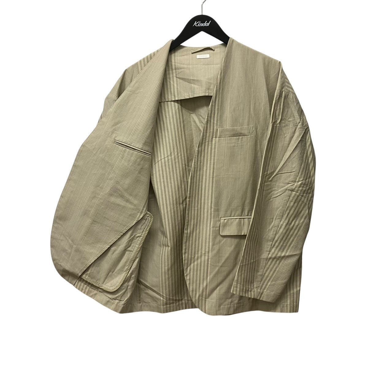 SEEALL COLLARLESS JACKETノーカラージャケットSAU53 JK185 古着・中古-6枚目のアイテム画像