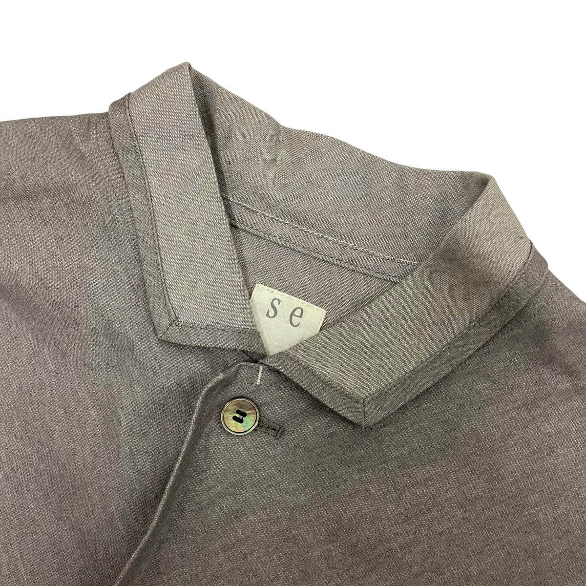 seya． 25SSDENIM ZERO OVER SHIRT長袖シャツTK6264D13 古着・中古-5枚目のアイテム画像