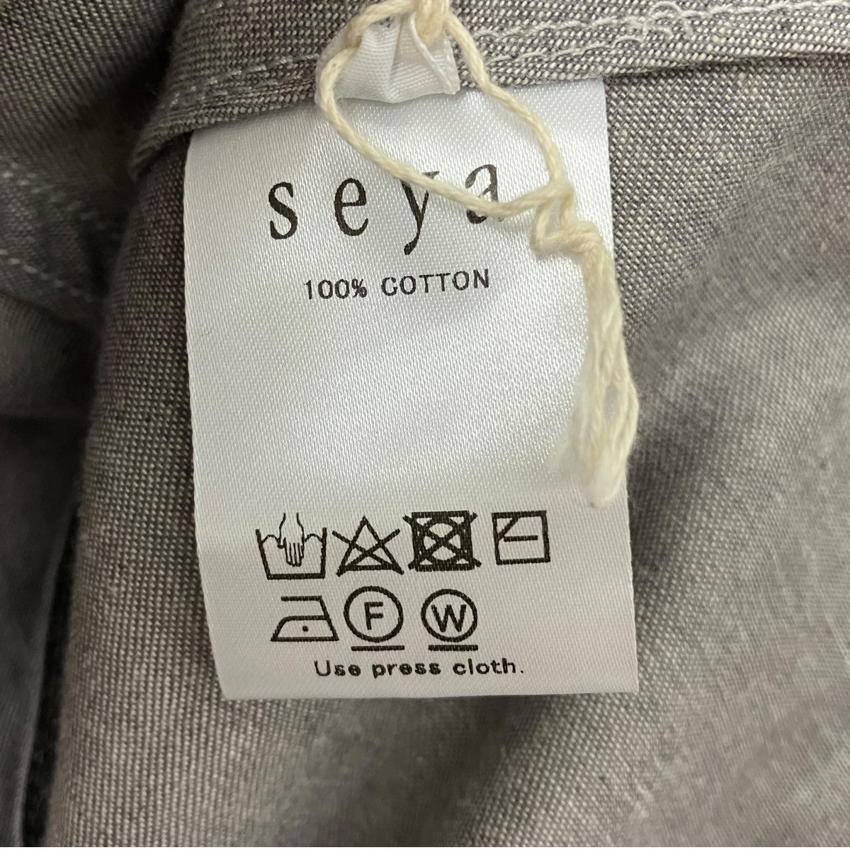 seya． 25SSDENIM ZERO OVER SHIRT長袖シャツTK6264D13 古着・中古-8枚目のアイテム画像