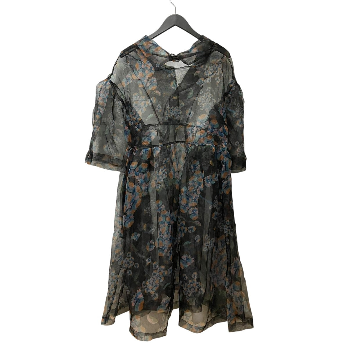 20AW花柄シアーワンピース