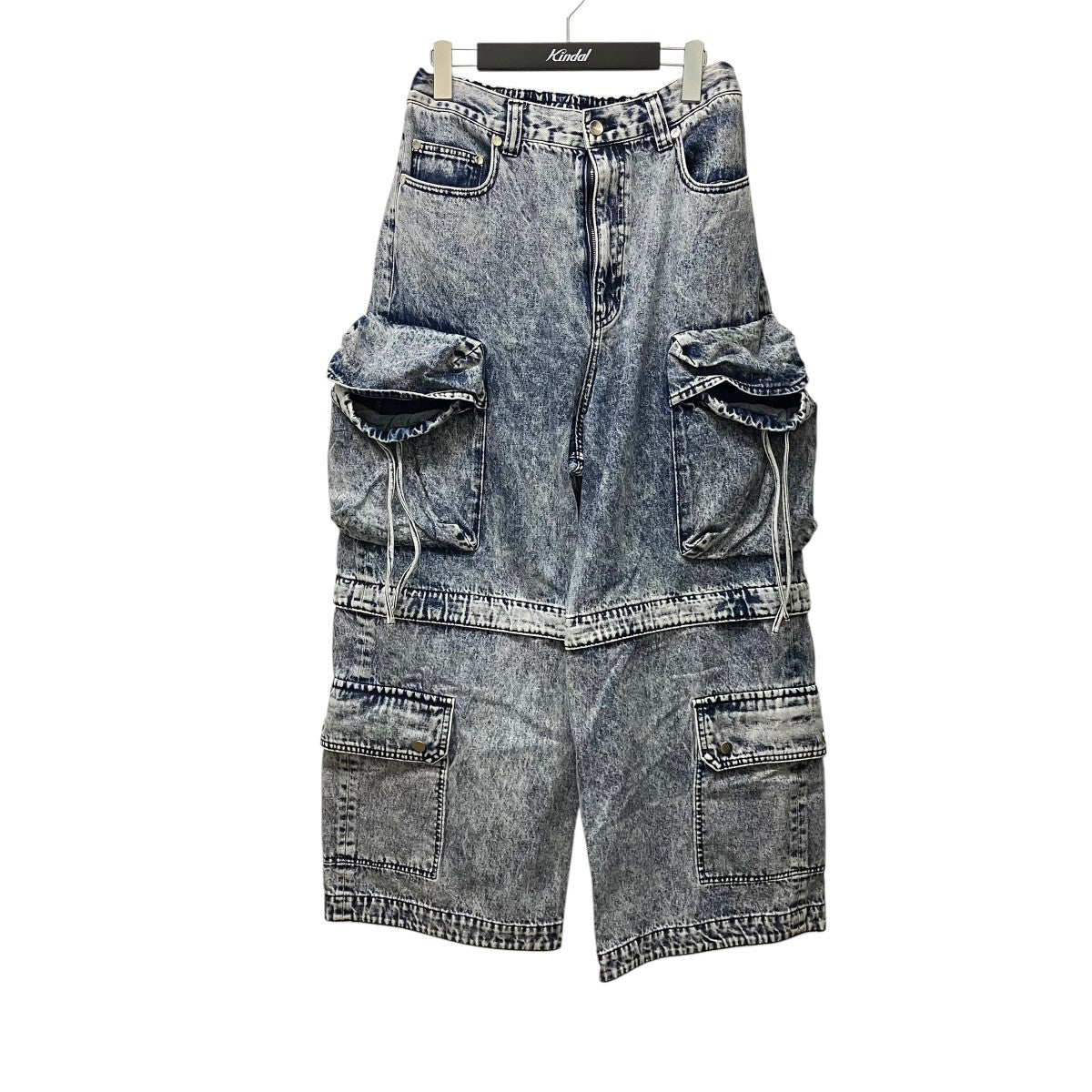 MAISON SPECIAL Big Pocket 2WAY Denim Wide Cargo Pants2WAYデニムカーゴパンツ11231461404 古着・中古-1枚目のアイテム画像
