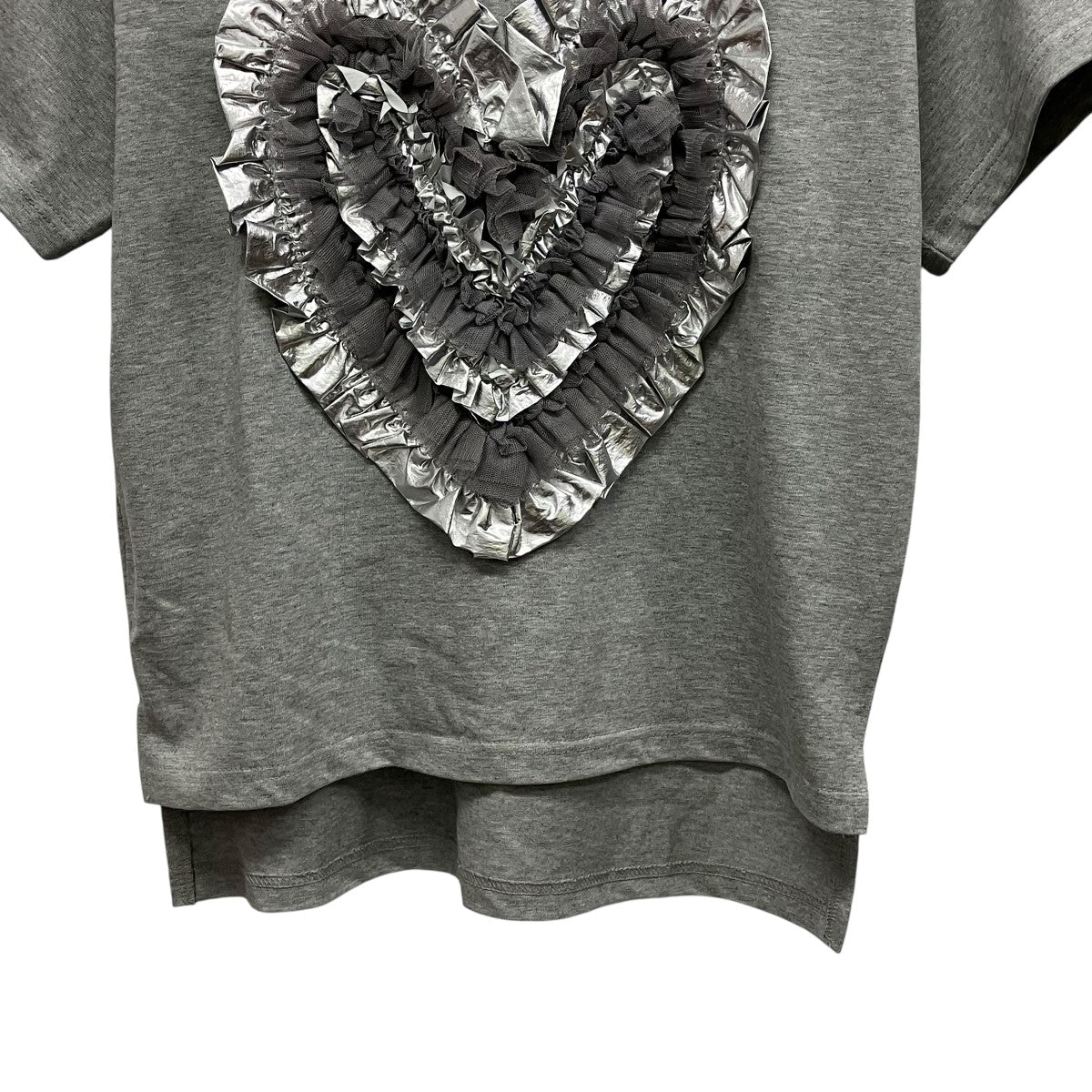 POPPY ハートフリルTシャツ 古着・中古-4枚目のアイテム画像