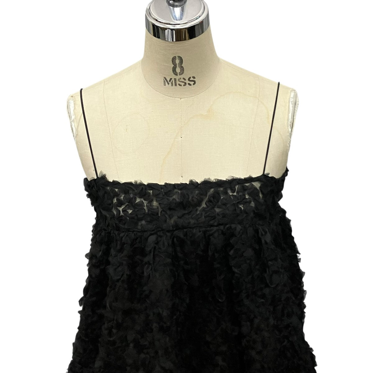 POPPY Tulle balloon tunicチュールキャミワンピース 古着・中古-4枚目のアイテム画像