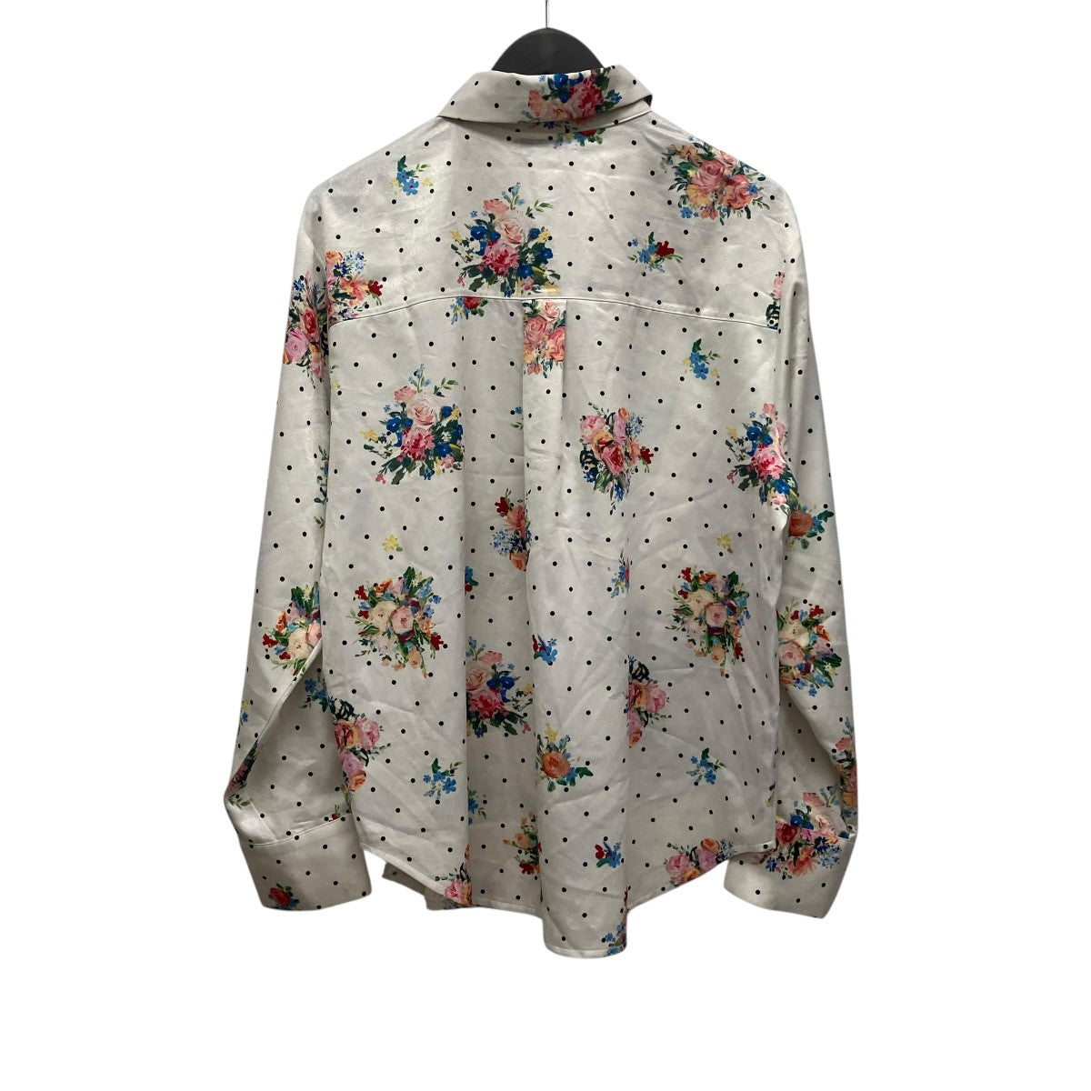 POPPY Dot flower shirtドットフラワープリントシャツ 古着・中古-2枚目のアイテム画像