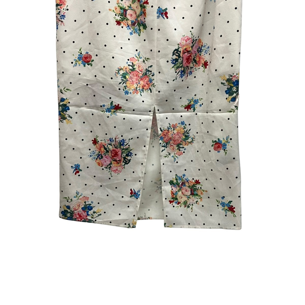 POPPY ドットフラワープリントスカート 古着・中古-5枚目のアイテム画像