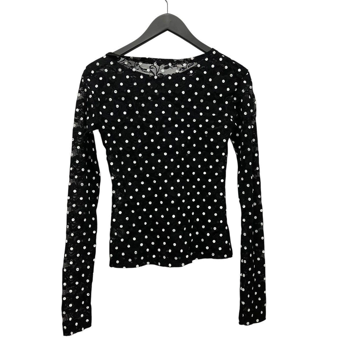 POPPY ドットシアーレースカットソー 古着・中古-2枚目のアイテム画像