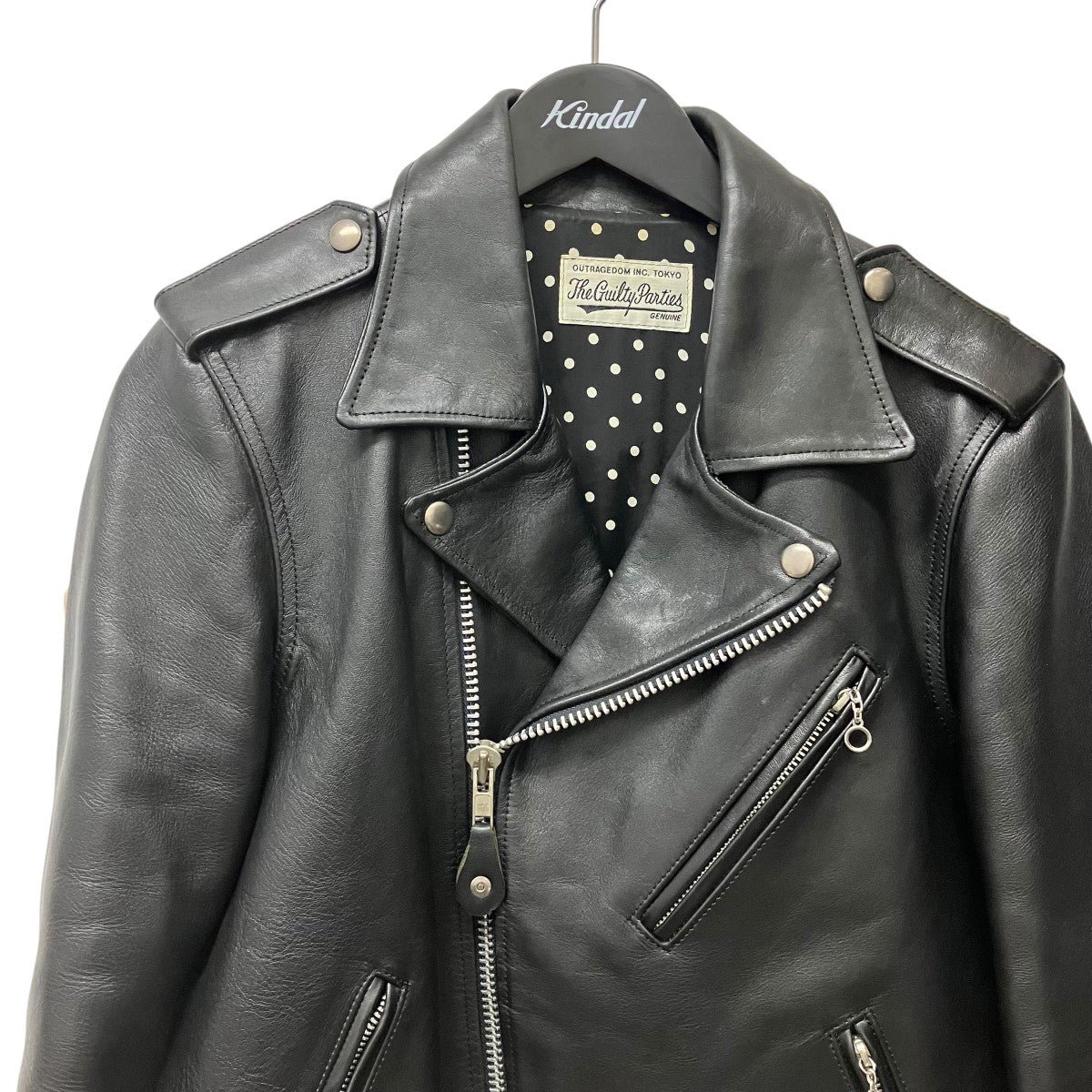 WACKO MARIA ダブルライダースジャケット 古着・中古-3枚目のアイテム画像