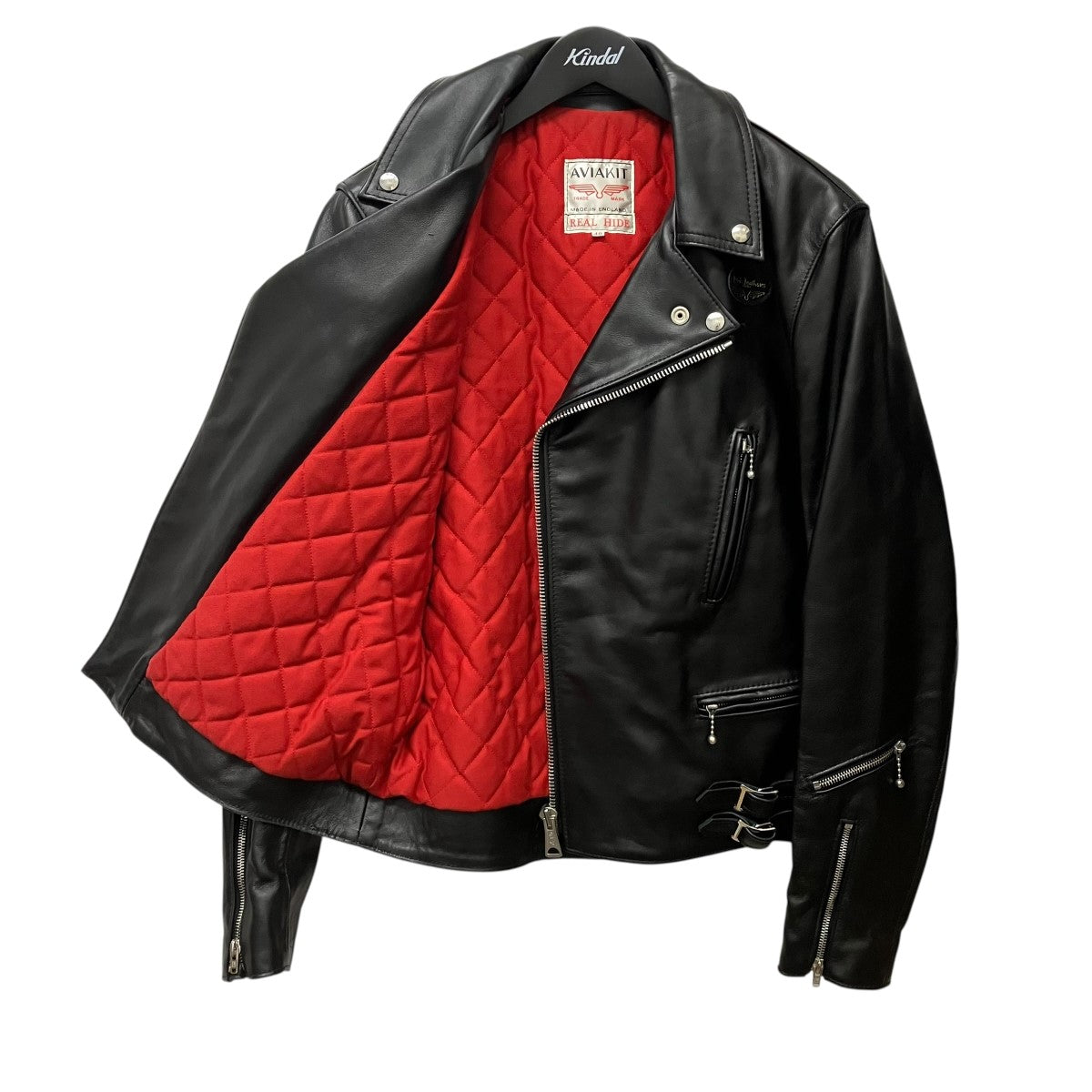 Lewis Leathers LIGHTNINGダブルライダースジャケット 古着・中古-6枚目のアイテム画像